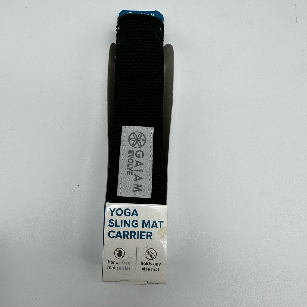 Brand new Gaiam‎ evolve black yoga sling mat carrier